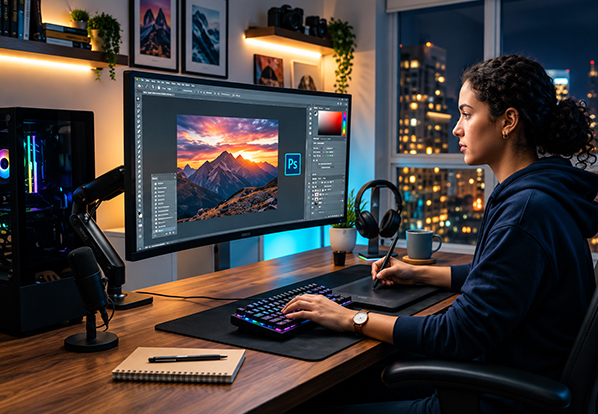 Creative Graphic Design & Video Editing